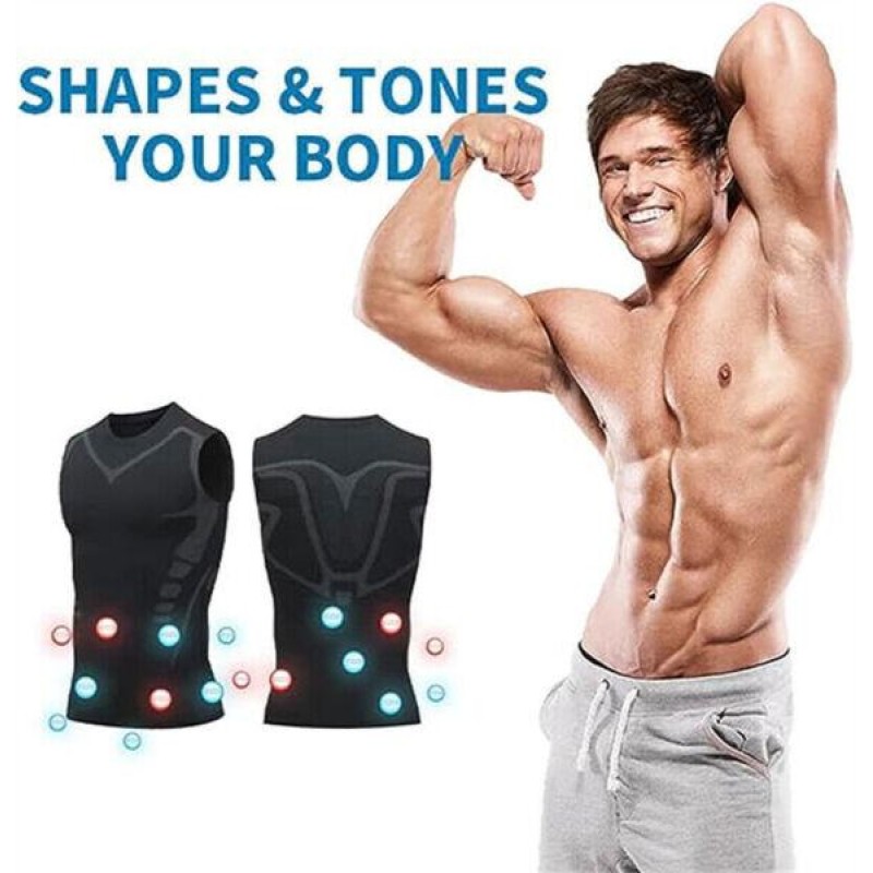 2023 New Version Ionic Shaping Vest, Energxcel Ionic Shaping Sleeveless T-Shirt