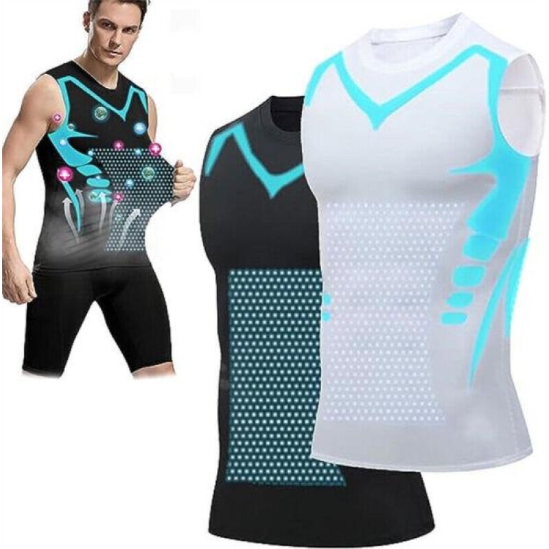 2023 New Version Ionic Shaping Vest, Energxcel Ionic Shaping Sleeveless T-Shirt