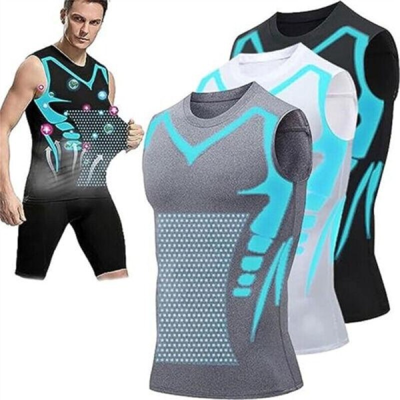 Skillfulg Shirt, Skillful Shirt, 2023 New Version Ionic Shaping Sleeveless Shirt