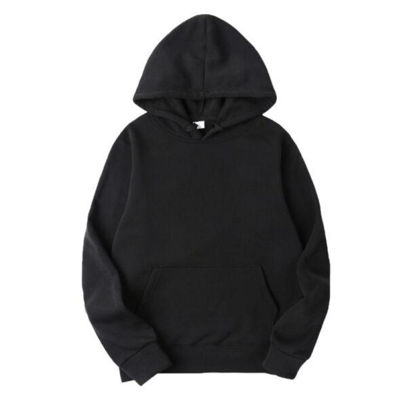 Men Plain Pullover Hoodie Casual Hooded Sweatshirt...