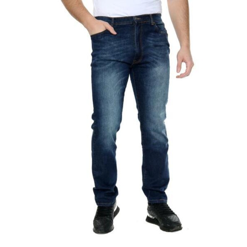 Mens Straight Leg Jeans Regular fit Men Stretch Denim Pants Sizes 28-40 New