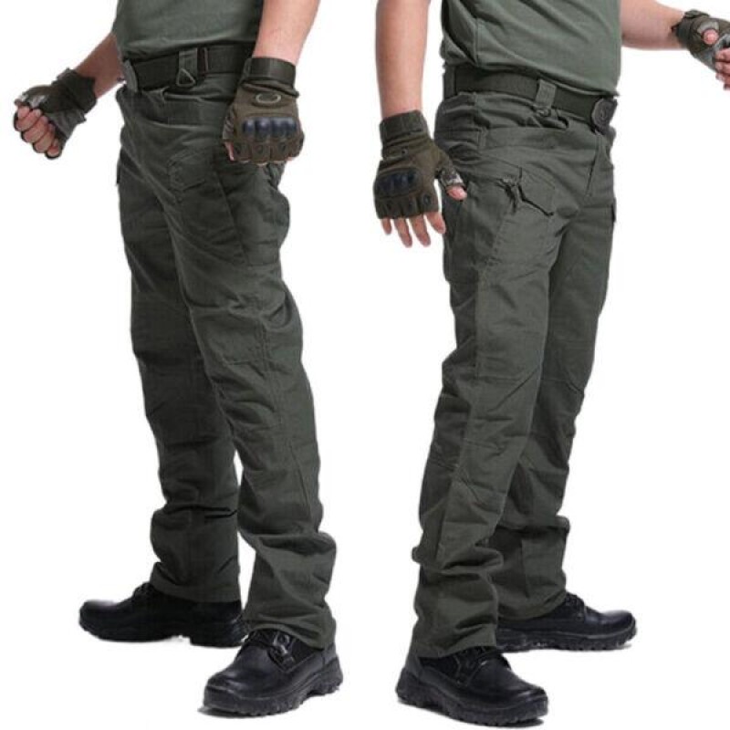 Tactical Mens Cargo Pants Waterproof Work Pants Outdoor  Hiking Combat Trousers