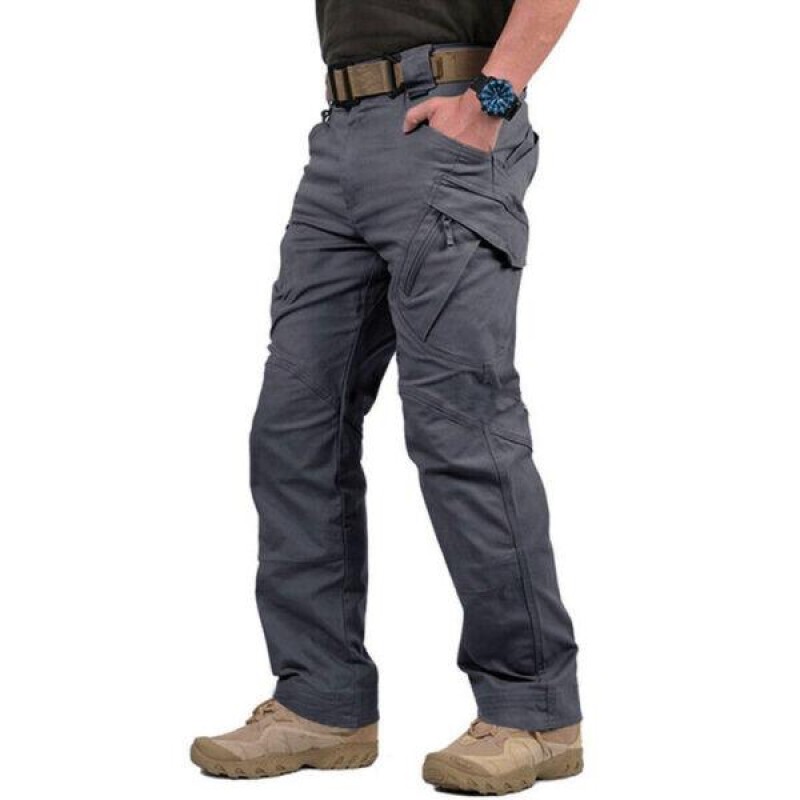 US Men Tactical Cargo Pants Soldier Straight-fit W...