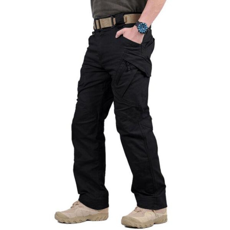 Men Tactical Cargo Pants Outdoor Hiking Soldier Mu...