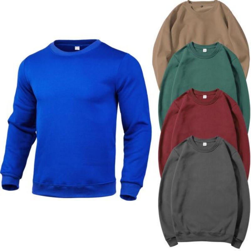 Men's Tee Tops Fitness Shirts Travel Pullover Top Solid Color Blouse Daily Wear