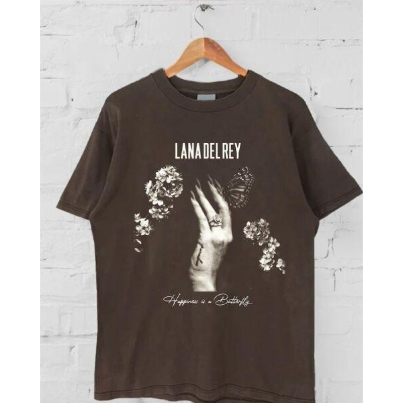 Lana del rey happiness is a butterfly tshirt, Vint...