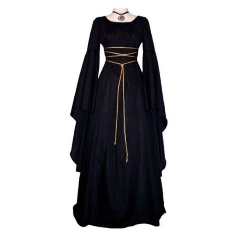 Renaissance Medieval Witch Fancy Dress Costume Got...